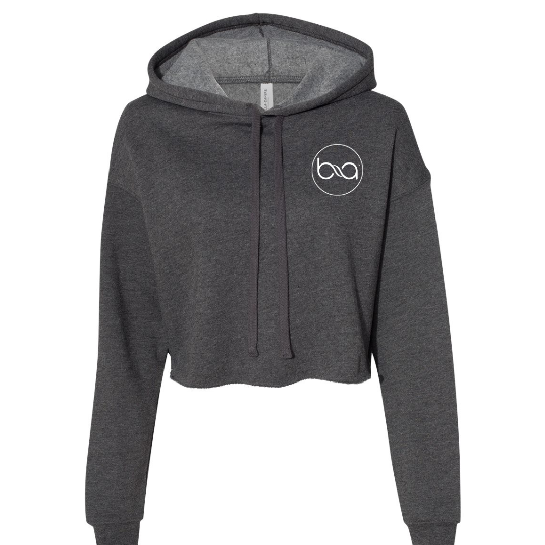 BeAthleisure Crop Fleece Hoodie