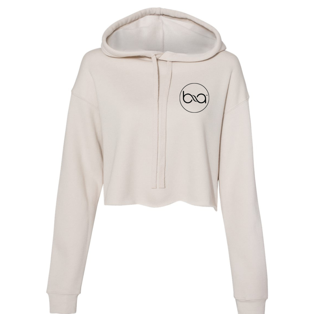 BeAthleisure Crop Fleece Hoodie