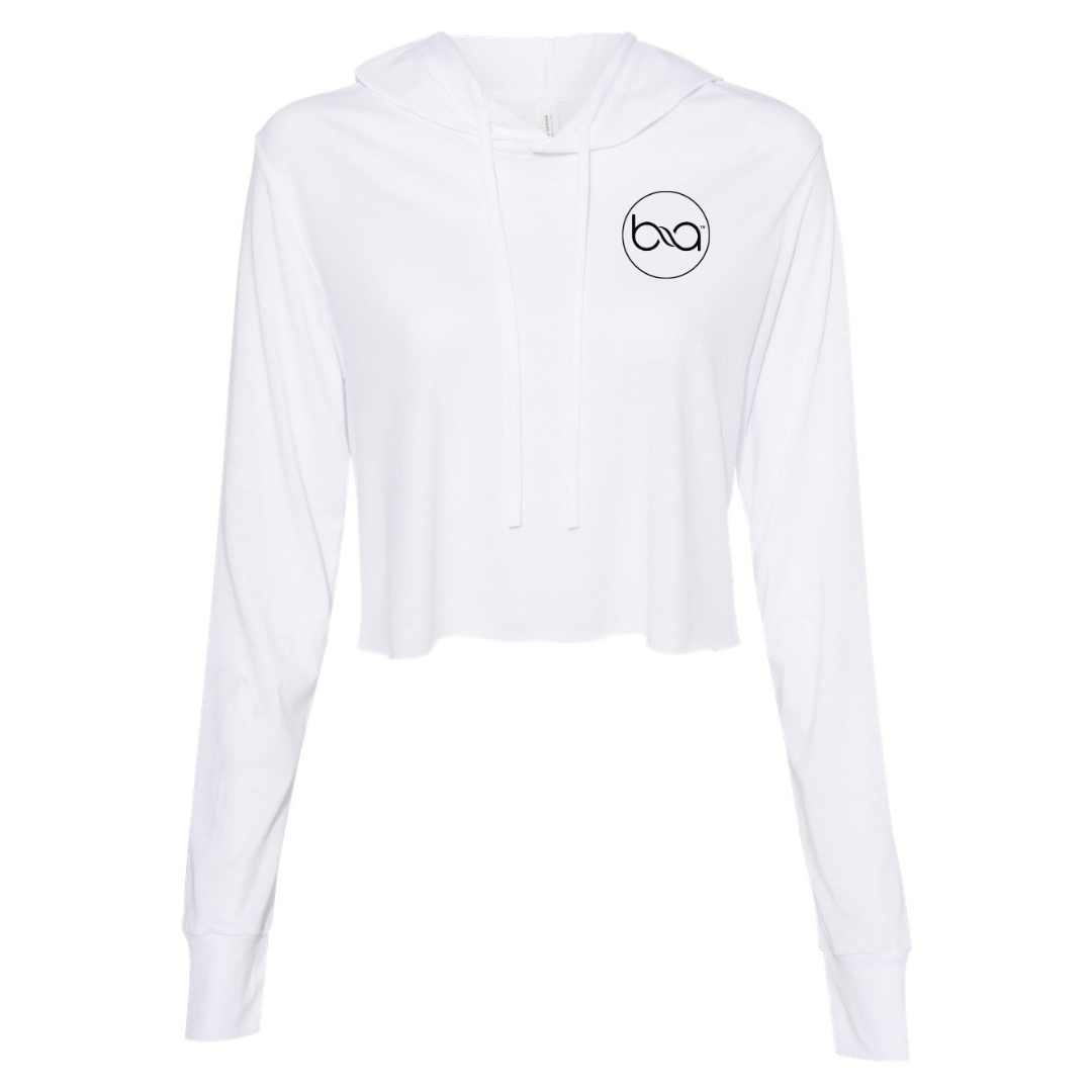 BeAthleisure - Women’s Triblend Crop Long Sleeve Hoodie