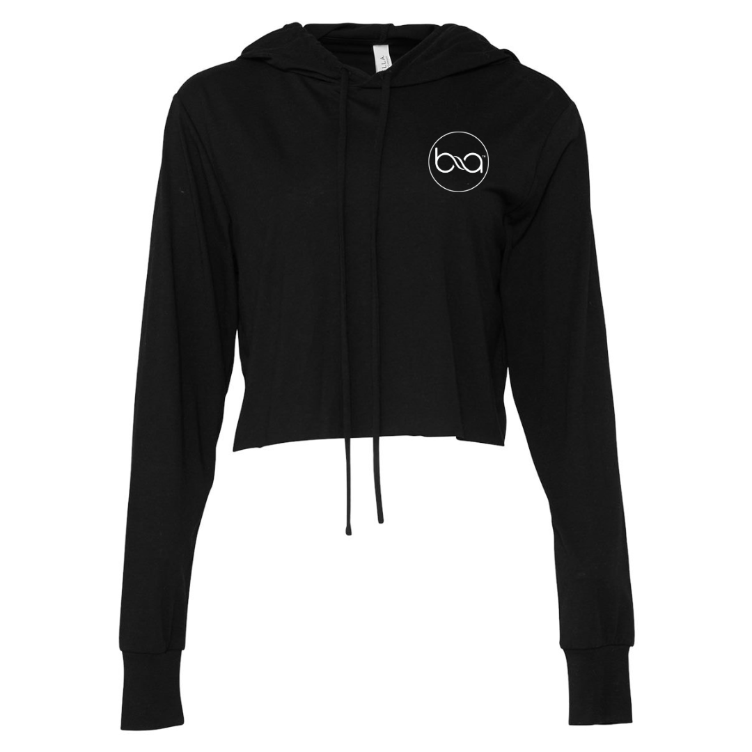 BeAthleisure - Women’s Triblend Crop Long Sleeve Hoodie